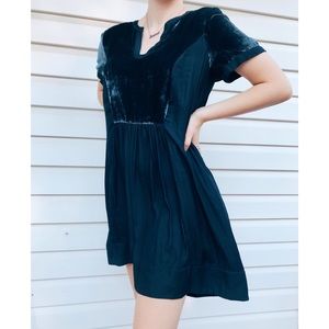 Anthropologie’s Maeve Ingrid Velvet Tunic Dress